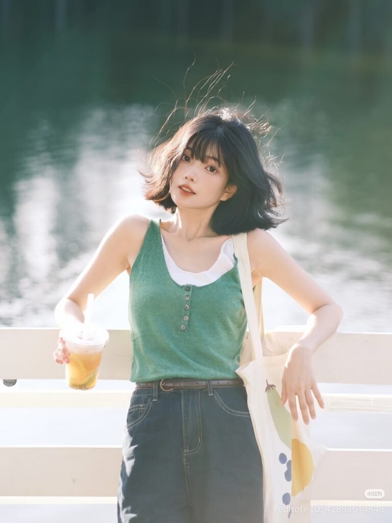 Ảnh Gái Cute Tóc Ngắn Nét Đẹp Mê Hoặc Và Xu Hướng Hè 2024 Không Thể Bỏ Lỡ